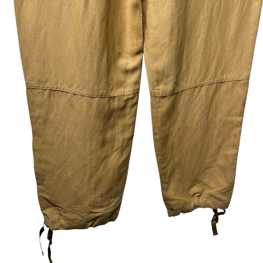 Polo Ralph Lauren Khaki Silk/Linen Blend Cargo Pants NWT 6 - Picture 10 of 10